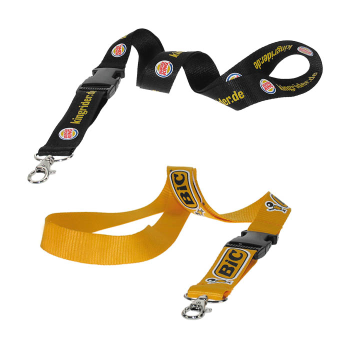 Lanyards bedruckt mit Firmenlogo