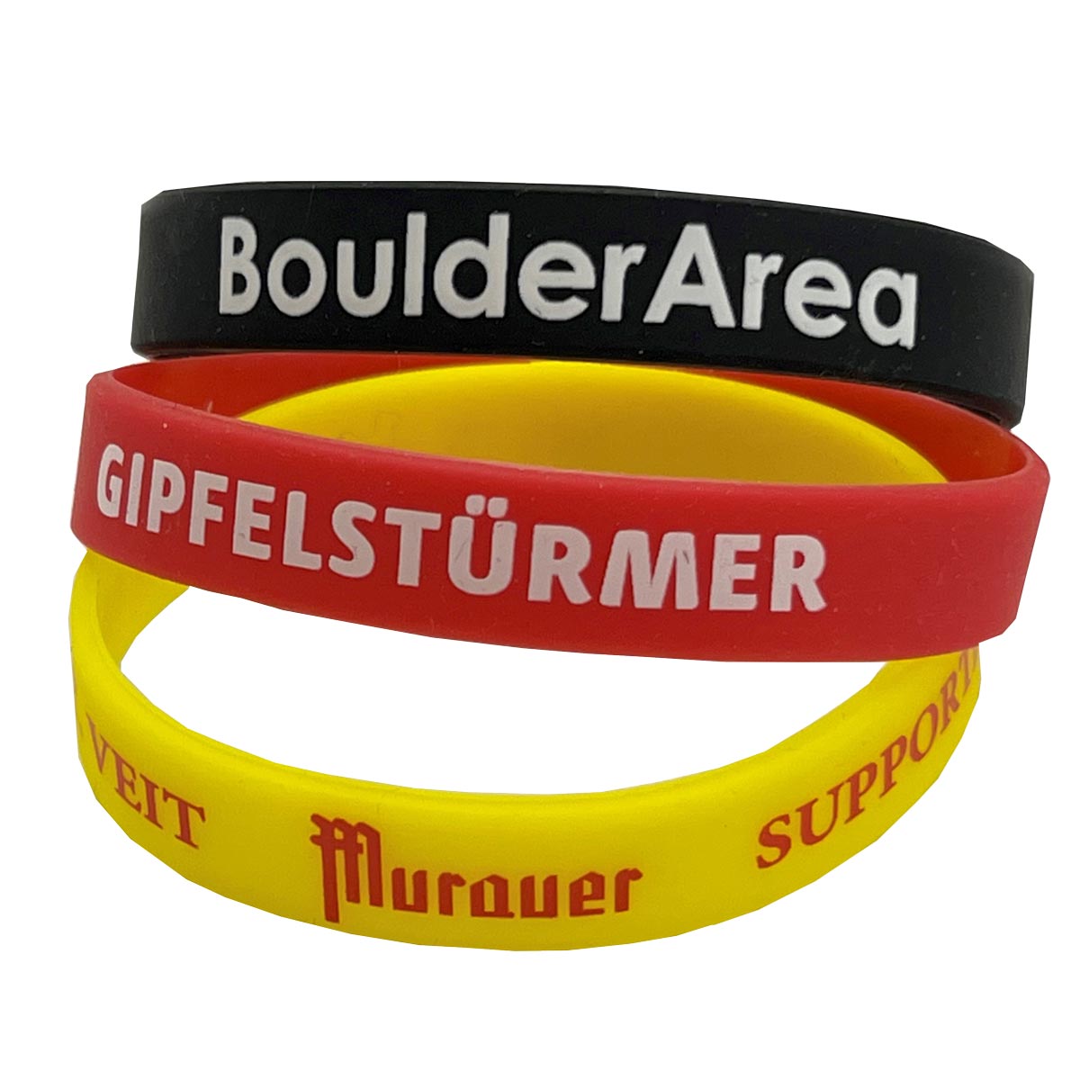 silikon-bedruckt-1 Bedruckte Silikonarmbänder mit individuellem Text