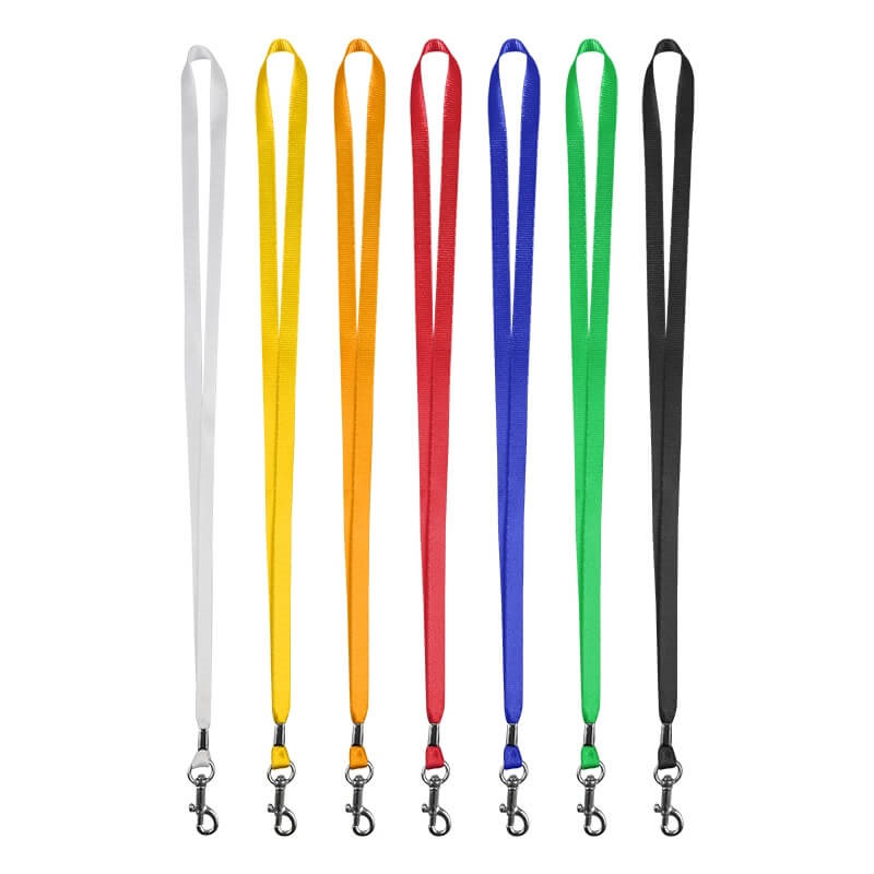 Lanyards unbedruckt 10 mm verschiedene Farben